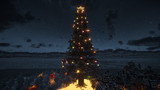 半球支援鯖 クリスマスツリーにイルミネーションを付けてみた。