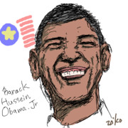 オバマ ニコニコ静画 イラスト