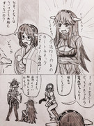 榛名と霧島と例のアレ。