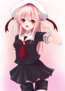 春雨の髪をおろしてみた。