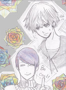 月山と金木の日常想像図