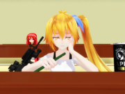 睡魔と戦うネルさん