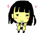 桜田麻音ちゃんをペイントで描いてみた。