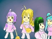 ゆかまきずんみく落書き