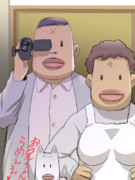 妹の成長を記録する両親