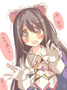 足柄さんの部屋に猫耳カチューシャを放置してみた