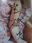 國重友美さんの「花（flower）燃ゆ」を臨模