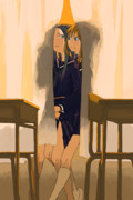 カーテン ニコニコ静画 イラスト