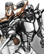 ポルポル君とチャリオッツの落書き