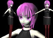 MMDチャレンジ オリジナルキャラクター4