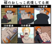 ペインのおしっこ我慢してる時の顔