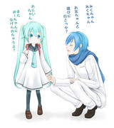 中学生兄さんと幼女ミクさん