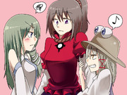 【東方】すわさなサンド【一枚絵】