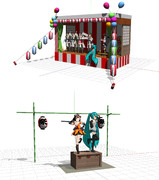 【MMDモデル配布】艦これアニメ四話ステージ【あの歌とか】