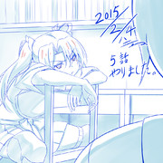 アニメ艦これ5話も原画やりますた