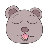 キス顔クマ吉君