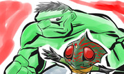 仮面ライダーアマゾン ニコニコ静画 イラスト