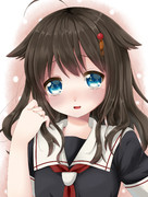 時雨が三つ編みをほどいたら