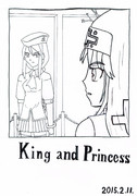 King and Princessよりシオンとブリジット