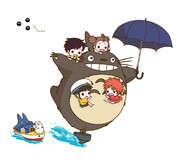 となりのトトロ ニコニコ静画 イラスト
