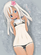 ろーちゃん水着替え