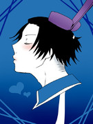 聖徳太子のキス横顔