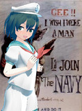 海軍への入隊を呼びかけるポスター