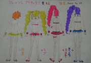フレッシュプリキュア！４人C後姿