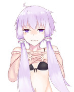 たくし上げ黒ビキニゆかりさん