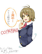 祝！コミュ設立２周年記念イラスト(東´∀`)