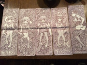 紙ナプキンらくがき