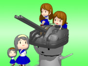 【MMD艦これ】妖精さん(12.7連装/10連装高角)【モデル配布】