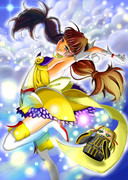 キュアトゥインクル変身途中