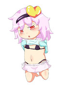 たくし上げ黒ビキニ