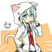 猫耳パーカー ニコニコ静画 イラスト