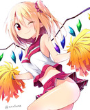 応援してくれるチアフランちゃん