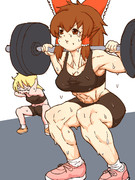 スクワットおばさん