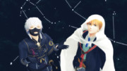 【MMD】 山姥切国広と鳴狐で 星を見上げて 【刀剣乱舞】