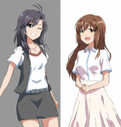 ロング髪雪歩と真