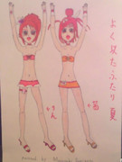 よく似たふたり夏