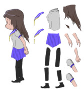 SZK妹バラバラ素材