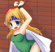 FF6セリスがリボンつけて縛られているだけ