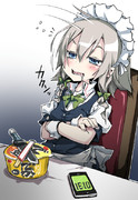 寝落ち ニコニコ静画 イラスト