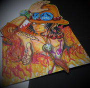 『メラメラの実』の能力者【火拳】のポートガス・D・エース３D