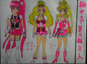 桃キュア第２組：３人