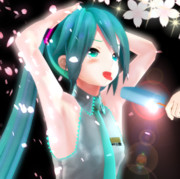 ミクさんにアイスを食べさせてさしあげる②