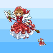 カードキャプターさくらをドット絵で