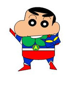 wordでしんちゃん描いてみた。