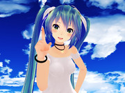 なぜか元気なミクさん。