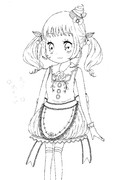オリジナルプリキュア（モノクロ）